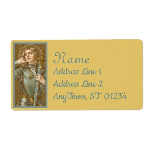 St Joan of Arc JM 28 Label