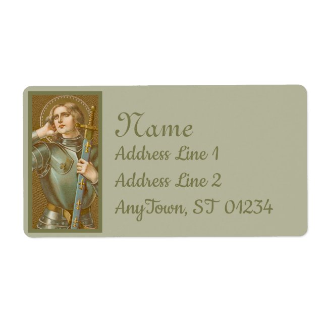 St. Joan of Arc (JM 28) Label (Front)