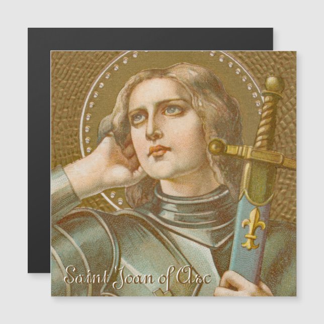 St. Joan of Arc (JM 28) Magnetic Greeting (Front/Back)
