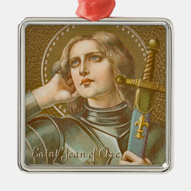 St. Joan of Arc (JM 28) Metal Ornament (Front)