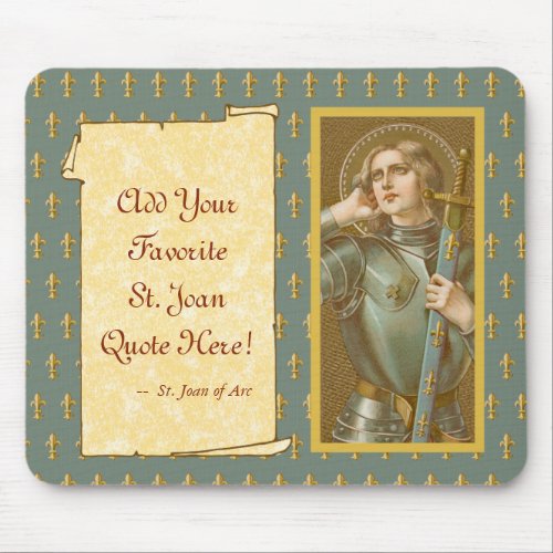 St Joan of Arc JM 28 Mouse Pad