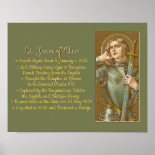 St. Joan of Arc (JM 28) Poster