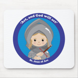 St. Joan of Arc Mouse Pad
