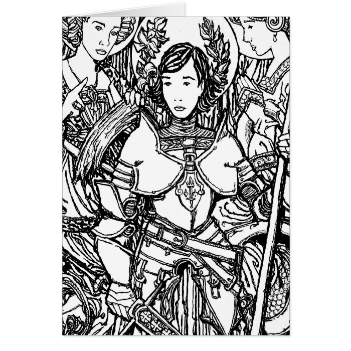 St. Joan of Arc Notecard