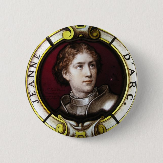 St. Joan of Arc Pinback Button (Front)