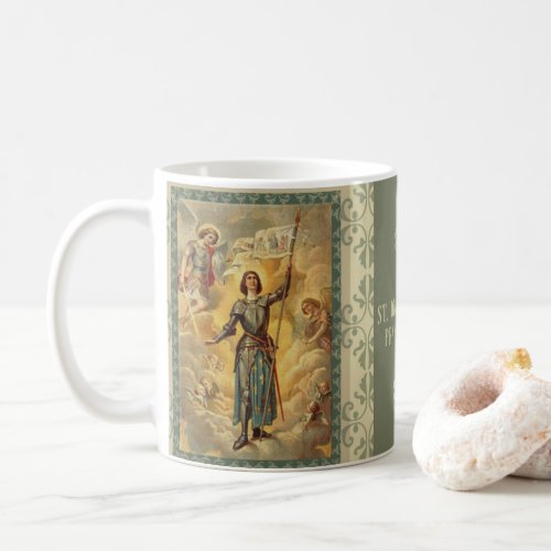 St Joan of Arc St Michael Angels Soldie Coffee Mug