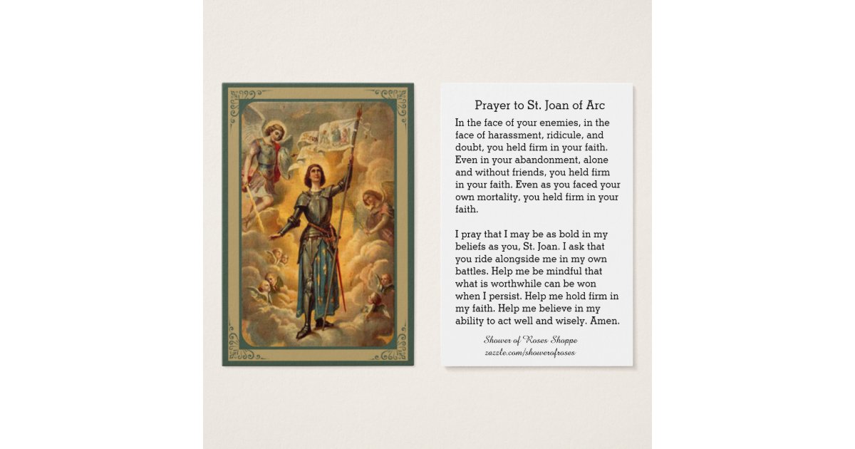 St Joan Of Arc St Michael Angels Soldier Zazzle Com