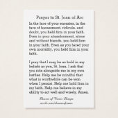 St. Joan of Arc St. Michael Angels Soldier (Back)