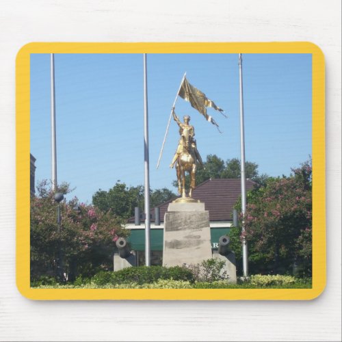 St Joan of Arc Statue Mouse Pad