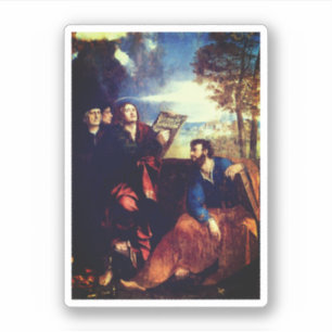 St John and St Bartholomew (right) by Dosso Dossi Sticker