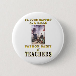 ST. JOHN BAPTIST de la SALLE Button