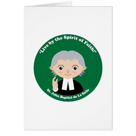 St. John Baptist de La Salle Cards (Front)