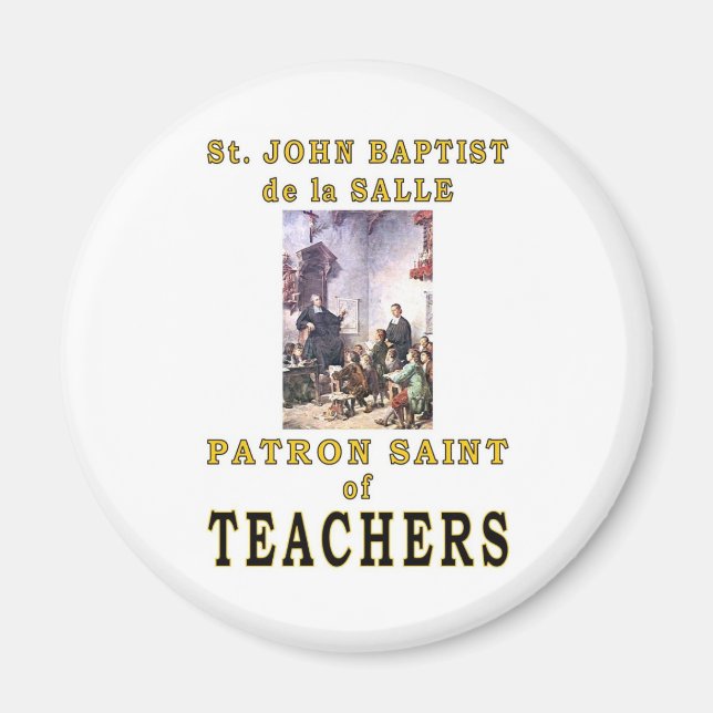 ST. JOHN BAPTIST de la SALLE Magnet (Front)
