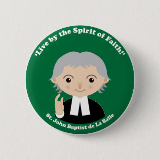 St. John Baptist de La Salle Pinback Button