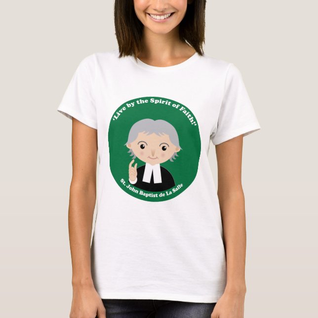 St. John Baptist de La Salle T-Shirt (Front)