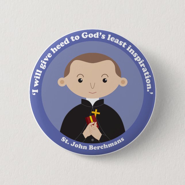 St. John Berchmans Button (Front)