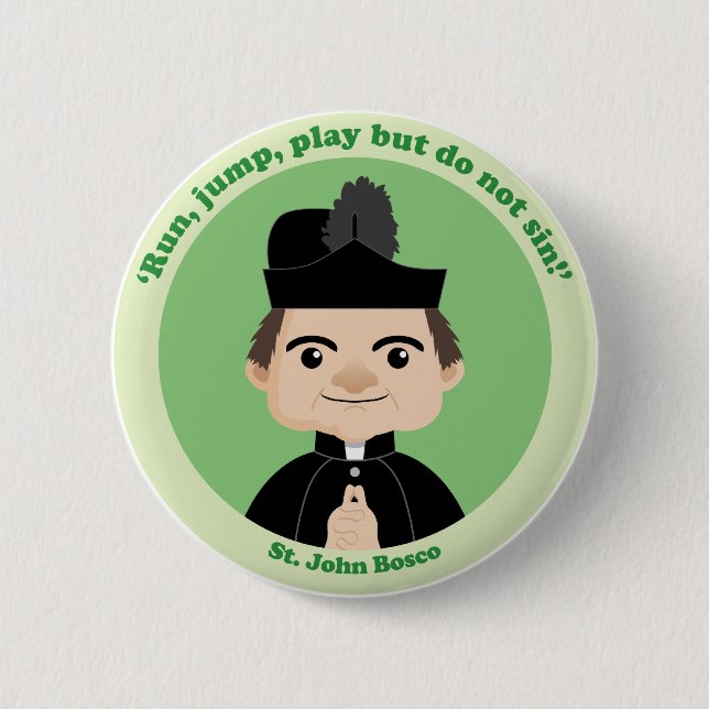 St. John Bosco Button (Front)