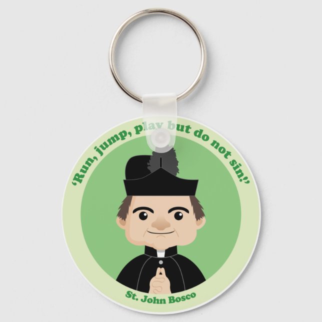 St. John Bosco Keychain (Front)