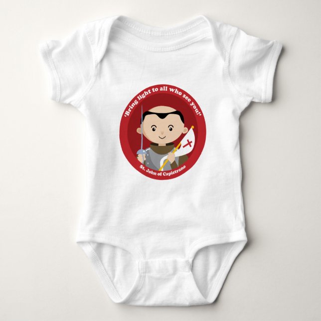 St. John Capistrano Baby Bodysuit (Front)