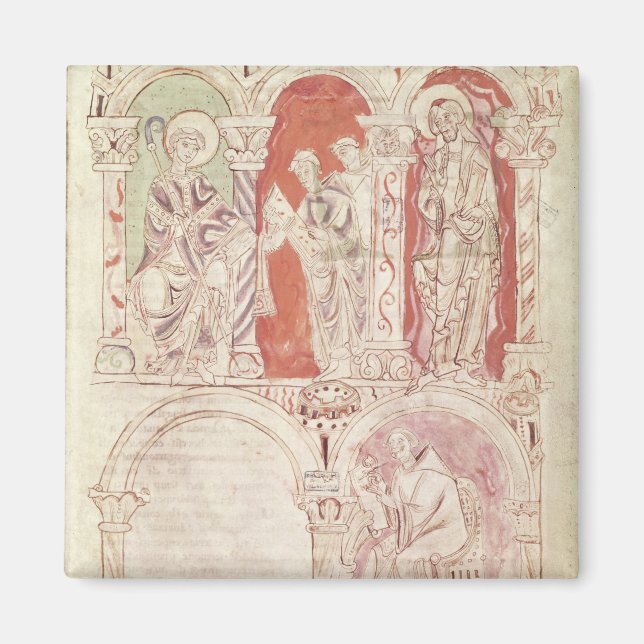 St. John Cassian writing and monks offering Magnet (Front)