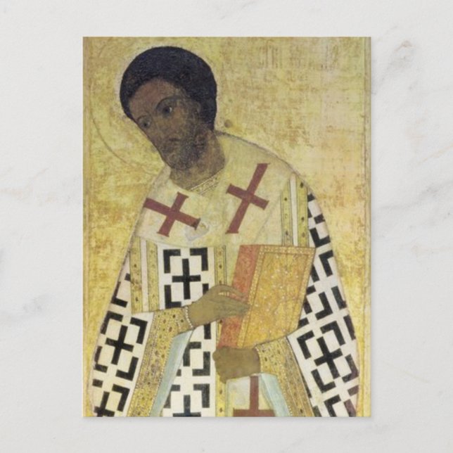 St. John Chrysostom by Andrei Rublev Postcard (Front)