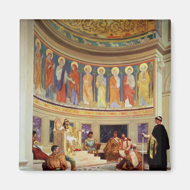 St John Chrysostom  exiled by Empress Eudoxia Magnet (Front)