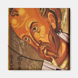 St John Chrysostom Orthodox Icon Magnet