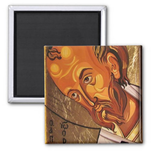 St John Chrysostom Orthodox Icon Magnet