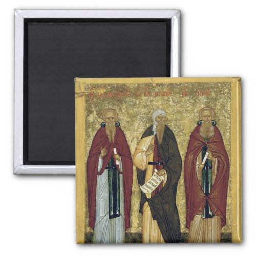 St John Climacus  St John of Damascus Magnet