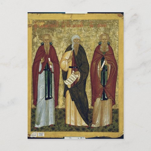 St John Climacus  St John of Damascus Postcard