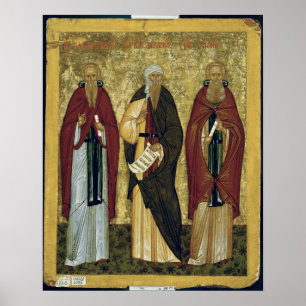 St. John Climacus St. John of Damascus Poster