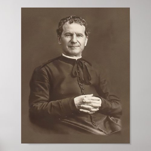 St John Don Bosco Catholic Saint  Poster