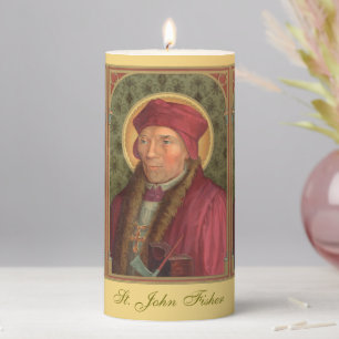 St. John Fisher (SAU 025) 3"x6" Pillar Candle