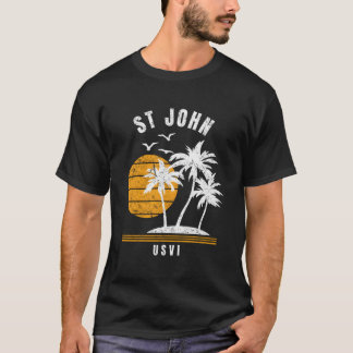 St John Island Usvi Caribbean Vacation Souvenir T-Shirt
