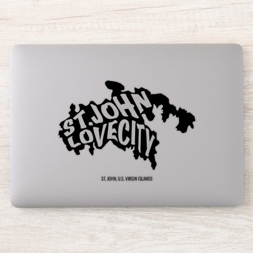 St John Love City US Virgin Islands Sticker