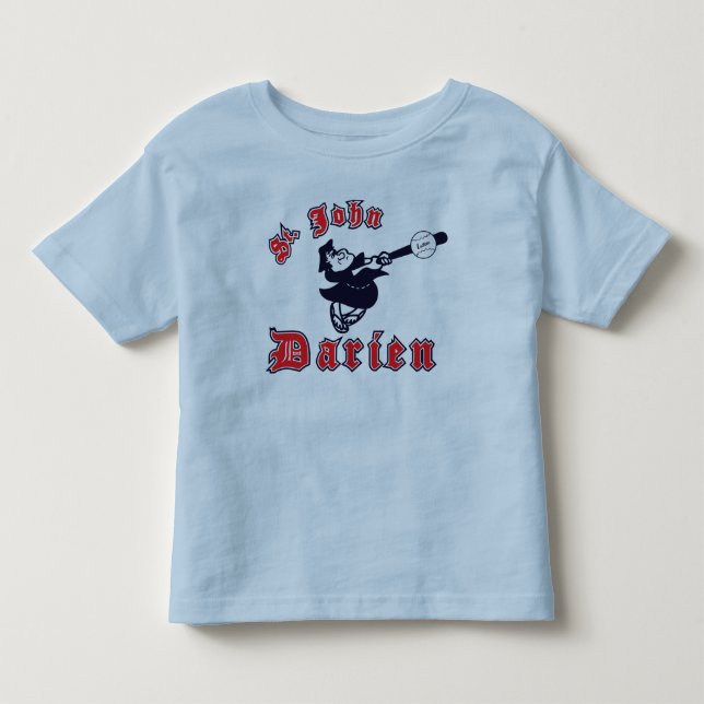 St. John Navy/Light Blue Ringer - Toddler T-shirt (Front)