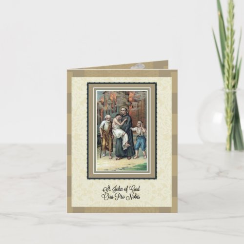 St John of God Anniversary of Priesthood Card