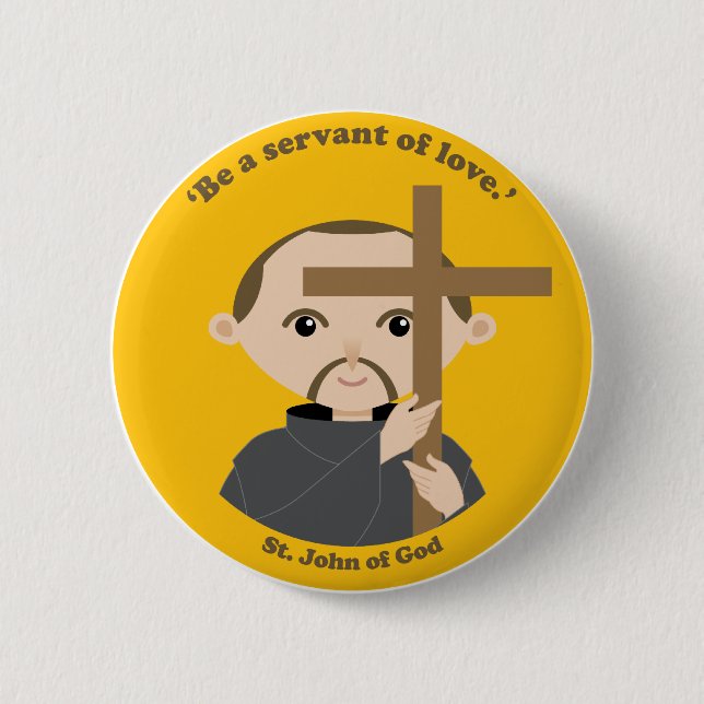 St. John of God Button (Front)
