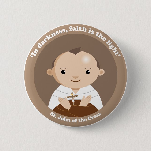 St. John of the Cross Button (Front)
