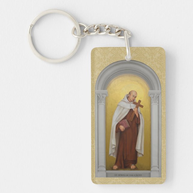 St. John of the Cross Carmelite Keychain (Front)