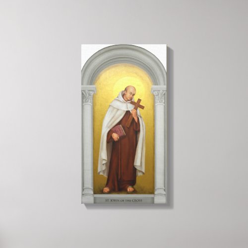St John of the Cross Catholic Carmelite Canvas Print
