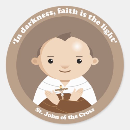 St John of the Cross Classic Round Sticker