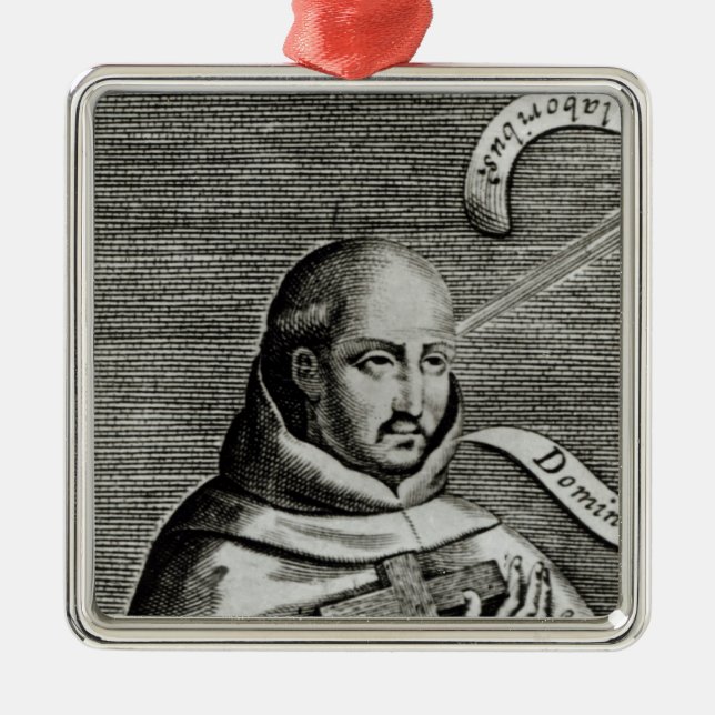 St. John of the Cross, detail Metal Ornament (Front)