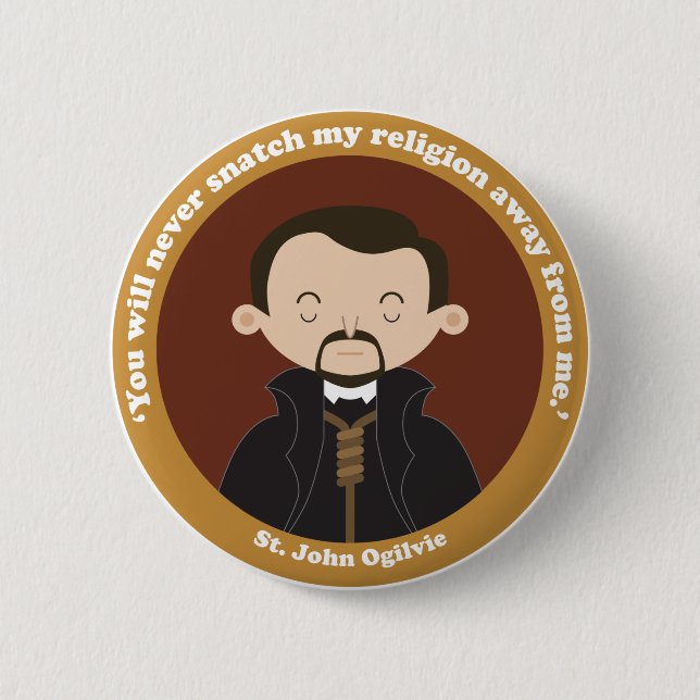 St. John Ogilvie Button (Front)