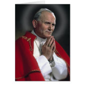 ST JOHN PAUL AT PRAYER (Front)