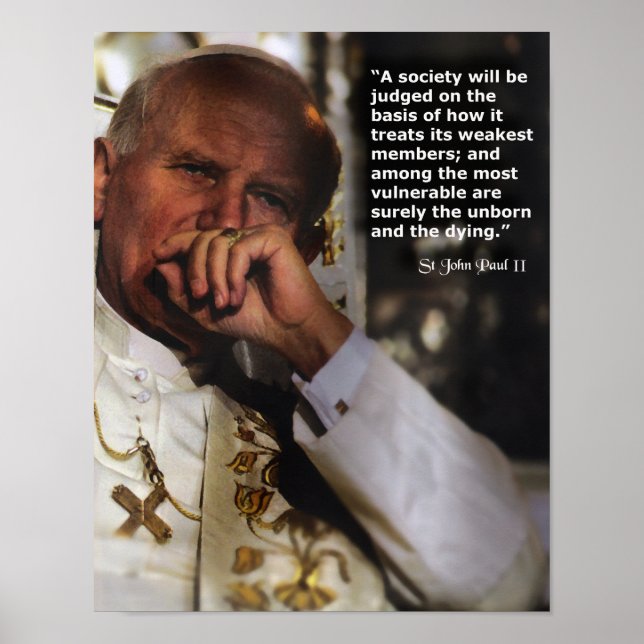 St John Paul II Poster (Front)
