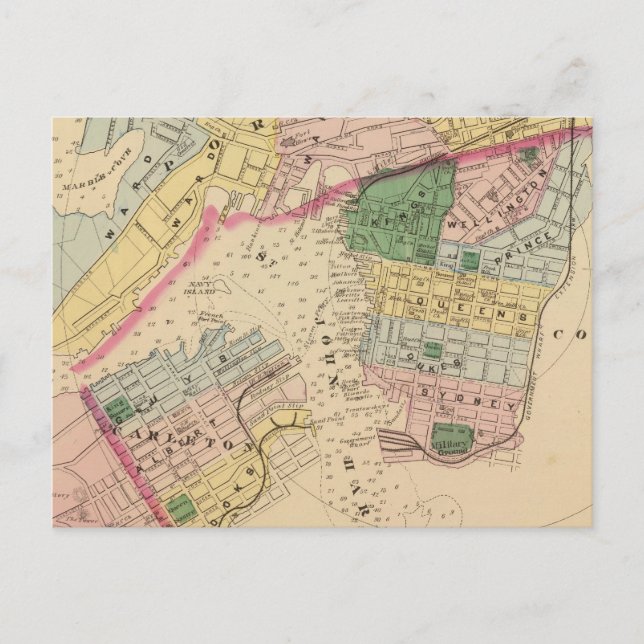 St John, Portland, NB Postcard (Front)