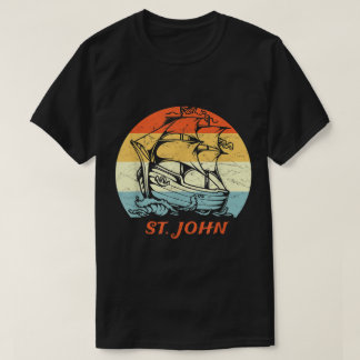 St. John Retro Sailing Ship T-Shirt