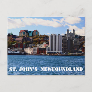 St. John’s Newfoundland skyline Postcard