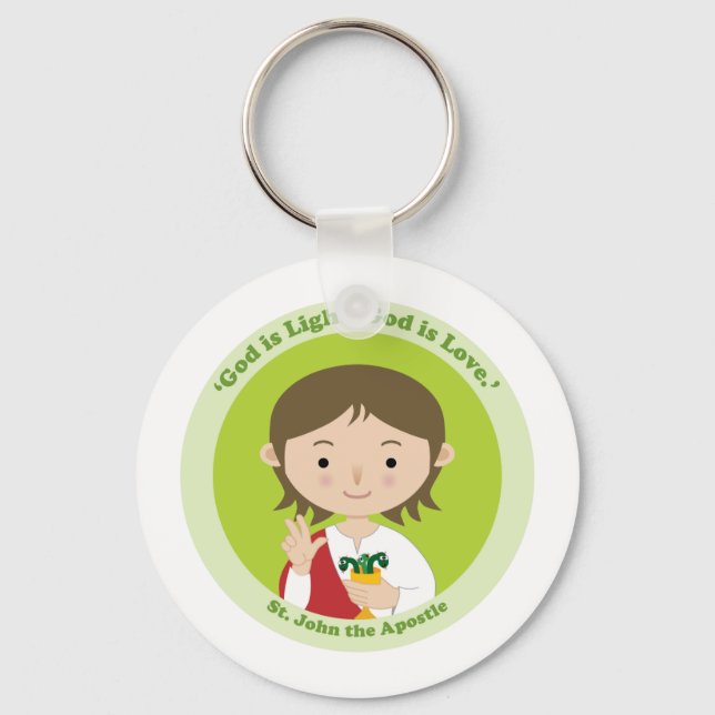 St. John the Apostle Keychain (Front)